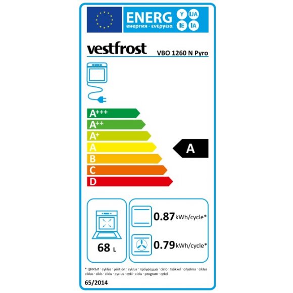 Vestfrost VBO 1260 N Ovn med pyolyse | Lindved El 