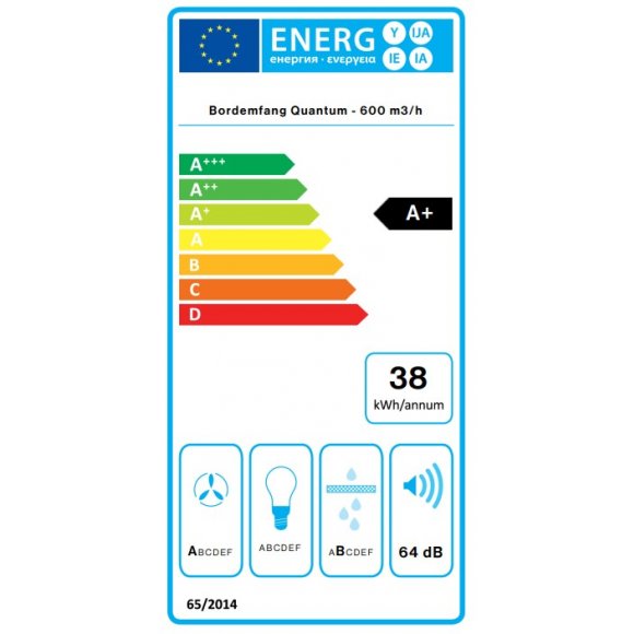 Falmec Qu​antum Boremfang 01QUANTUM-90 | Energilabel