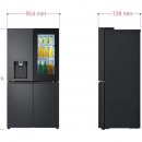 LG GMG960EVJE Amerikanerskab med French Door, mål | Lindved El