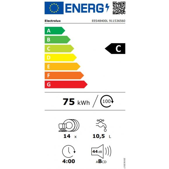 Electrolux EES48400L Opvaskemaskine til integrering | Lindved El
