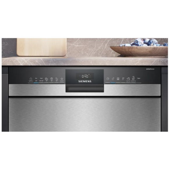 Siemens extraKlasse SN43ES05ME Opvaskemaskine, stål | Lindved El 