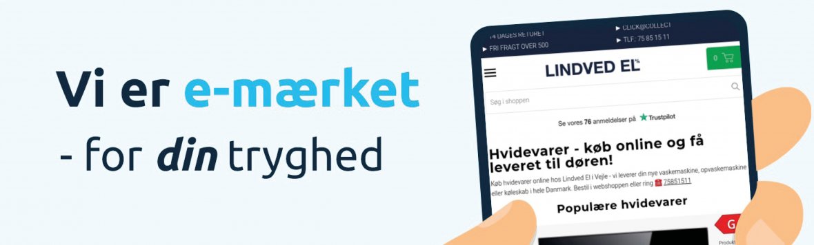 e-mærket hvidevareshop | Lindved El 
