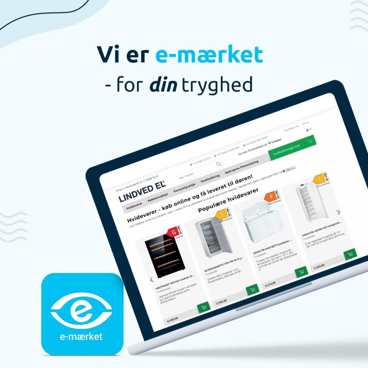 Vi er e-mærket for din sikkerheds skyld | Lindved El