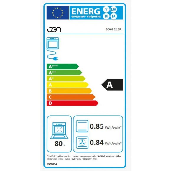 JG Nordic Indbygningsovn BO6102 SR