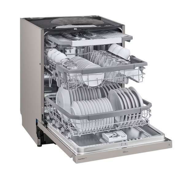 LG - LG DU355FP opvaskemaskine, stål