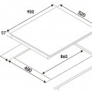 JGNordic - JI9023P-MG Induktionskogeplade 90 cm JGNordic - JI9023P-MG Induktionskogeplade 90 cm