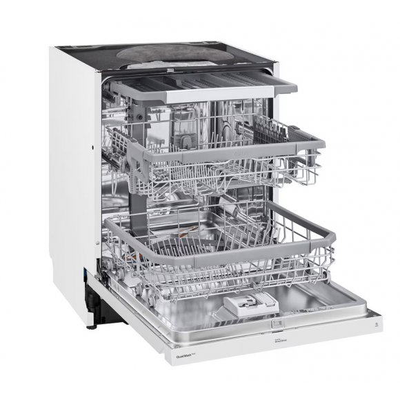 LG - LG DU355FW opvaskemaskine 42db hvid