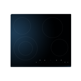 Scandomestic - Scandomestic HOC60F glaskeramisk kogeplade