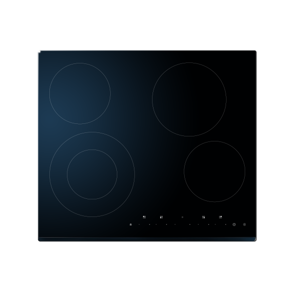 Scandomestic - Scandomestic HOC60F glaskeramisk kogeplade