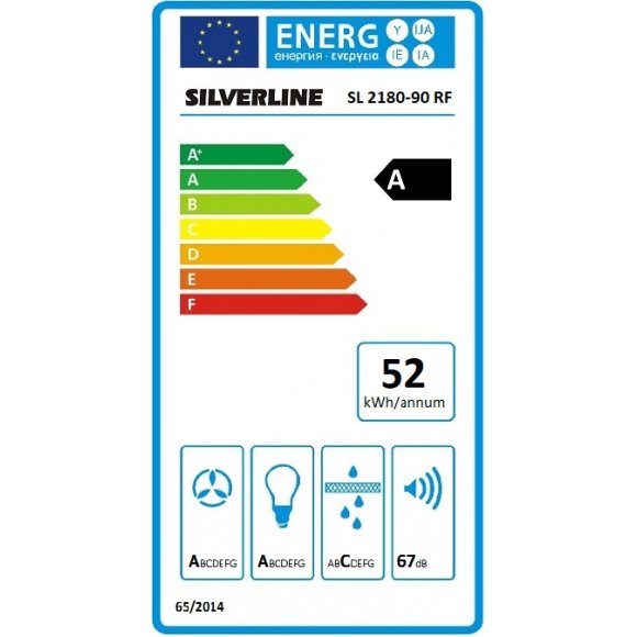 Silverline SL2180-90 RF Lepos emhætte_energimærke