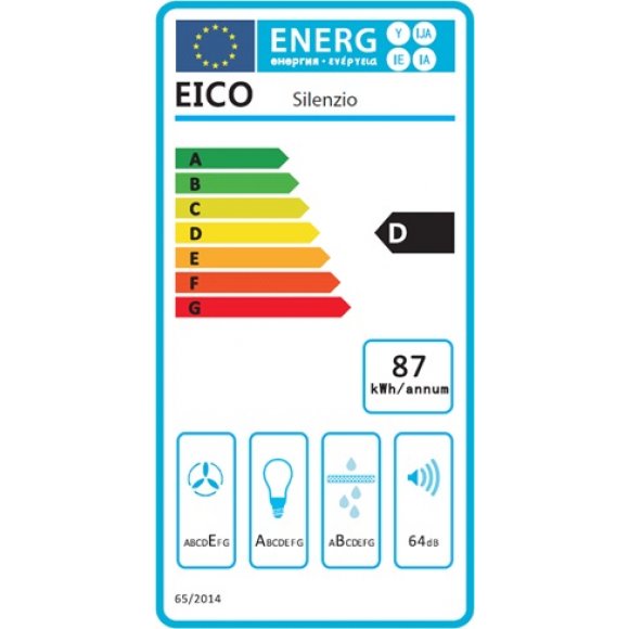 EICO 6212 Silenzio W TC emhætte_energimærke