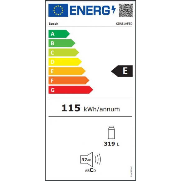 BOSCH - Bosch KIR81AFEO integrerbart køleskab